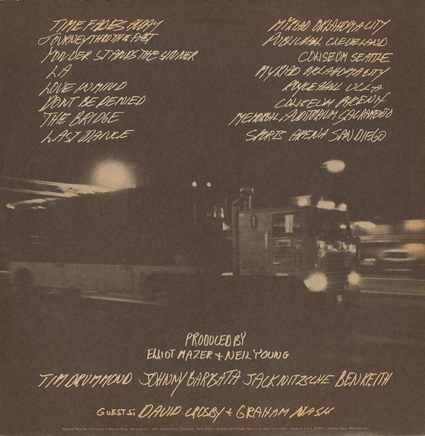 Neil Young: Time Fades Away (Vinyl, VG) – The Shops at Mars