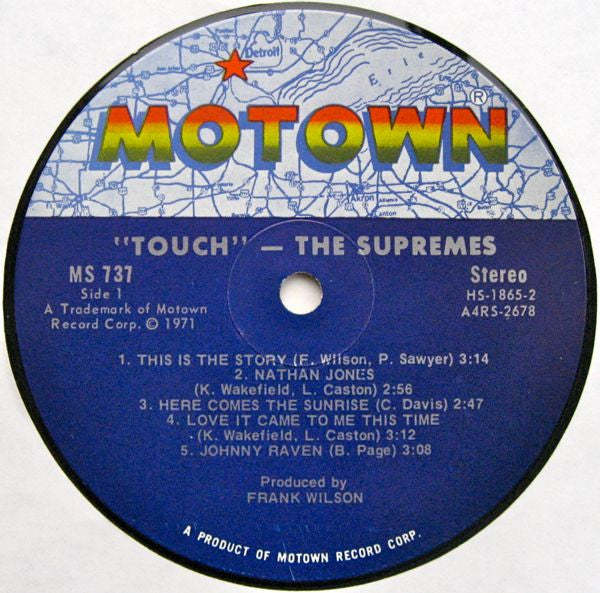 The Supremes : Touch (LP, Album)
