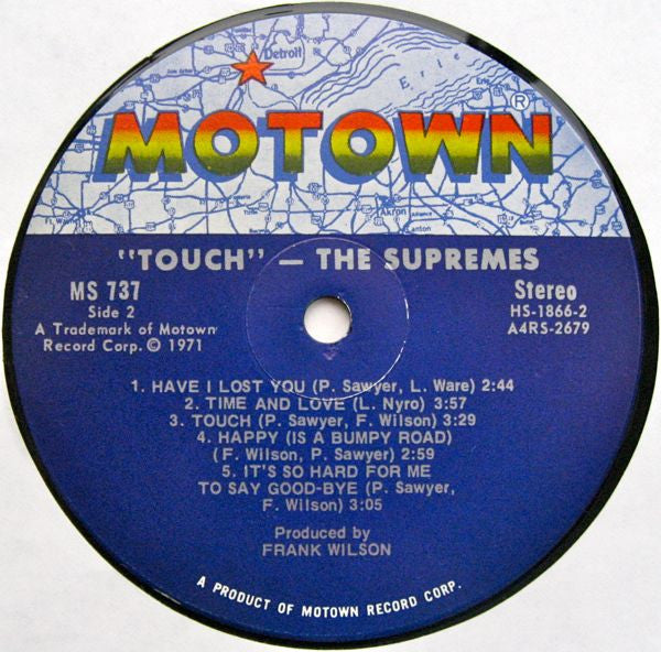 The Supremes : Touch (LP, Album)