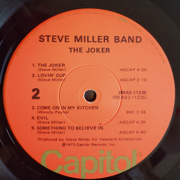 Steve Miller Band : The Joker (LP, Album, Win)