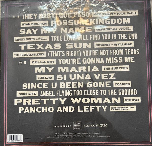 Various : Texas Wild (LP, Album, Comp, Bioplastic, Dlx, Tex)