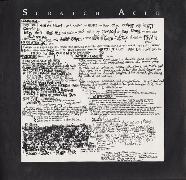 Scratch Acid : Scratch Acid (12", EP)