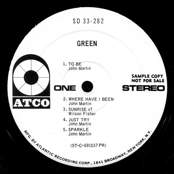 Green (29) : Green (LP, Album, Promo, Pre)