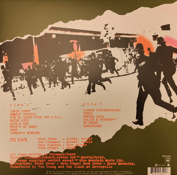 The Clash : The Clash (LP, Album, RE, RM, RP, 180)
