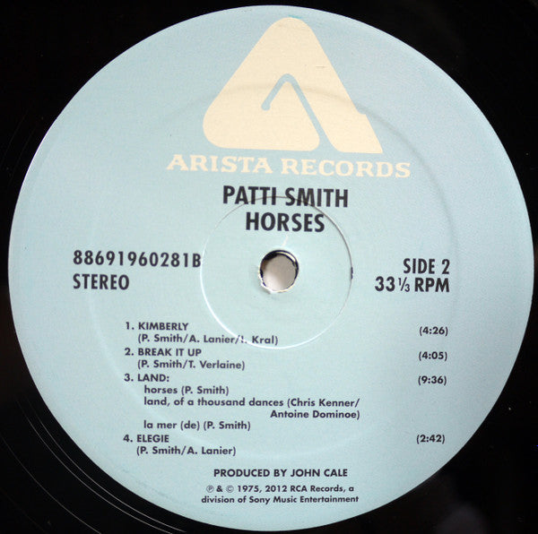 Patti Smith : Horses (LP, Album, RSD, RE, RM)