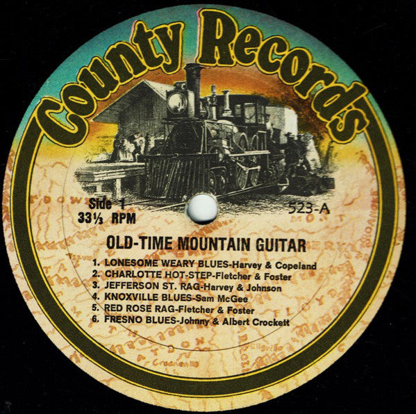 Various : Old-Time Mountain Guitar (Finger-Style Guitar 1926-1930) (LP, Comp)