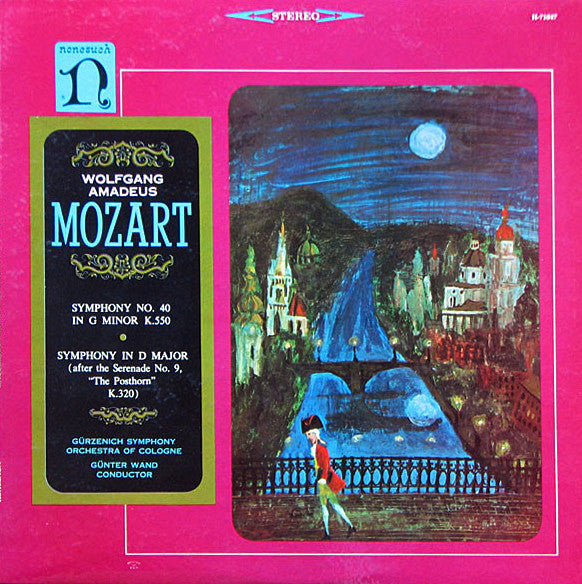 Wolfgang Amadeus Mozart - Gürzenich-Orchester Kölner Philharmoniker, Günter Wand : Symphony No. 40 In G Minor K.550, Symphony In D Major (After The Serenade No. 9, "The Posthorn" K.320) (LP, Album)