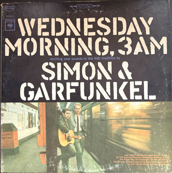 Simon & Garfunkel : Wednesday Morning, 3 A.M. (LP, Album, RP, San)