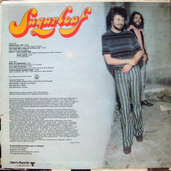 Sugarloaf : Sugarloaf (LP, Album, Kee)