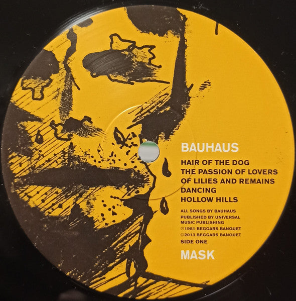 Bauhaus : Mask (LP, Album, RE, Gat)