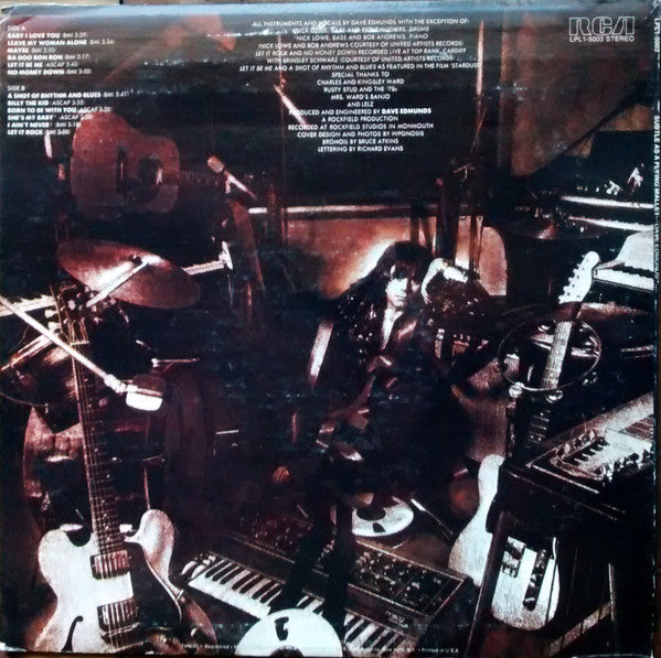 Dave Edmunds : Subtle As A Flying Mallet (LP, Album, Ind)