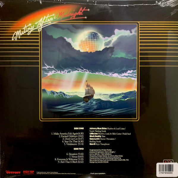 Johnny Blue Skies & The Dark Clouds (2) : Mutiny After Midnight (LP, Album)