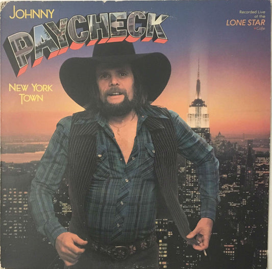 Johnny Paycheck : New York Town (LP, Album, San)