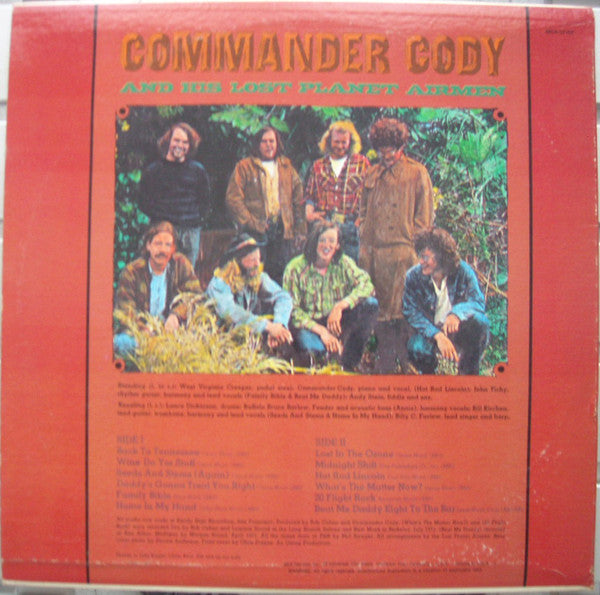 Commander Cody And His Lost Planet Airmen : Lost In The Ozone (LP, Album, RE)