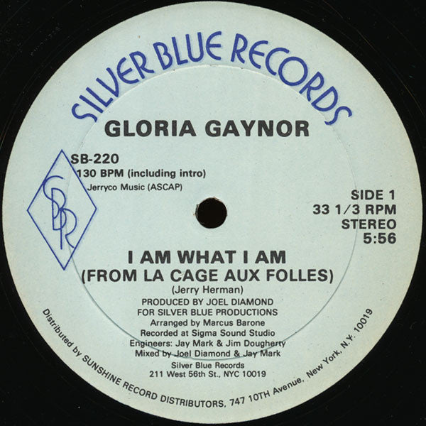 Gloria Gaynor : I Am What I Am (12")