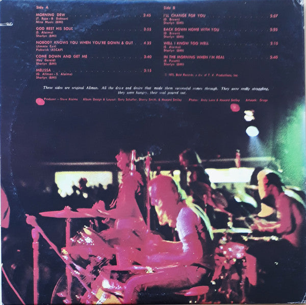 Duane & Greg Allman : Duane & Gregg Allman (LP, Album, Son)