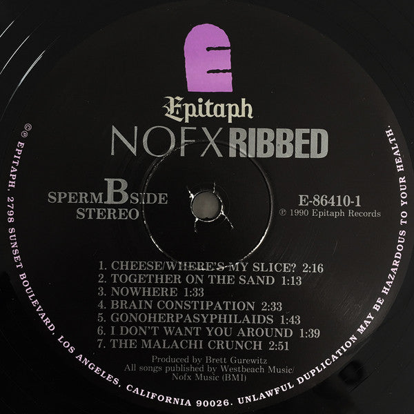 NOFX : Ribbed (LP, Album, RE)