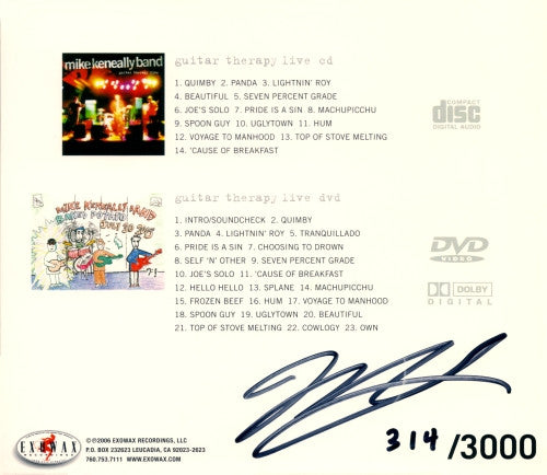 Mike Keneally Band : Guitar Therapy Live (CD, Album + DVD-V, Multichannel, NTSC + Ltd, Num, )