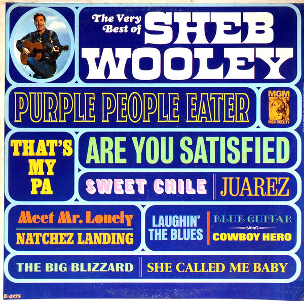 Sheb Wooley : The Very Best Of Sheb Wooley (LP, Album, Comp, Mono, Club)