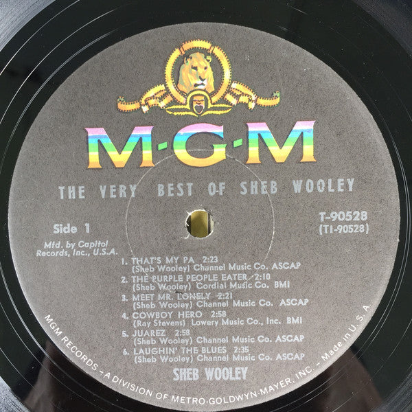 Sheb Wooley : The Very Best Of Sheb Wooley (LP, Album, Comp, Mono, Club)