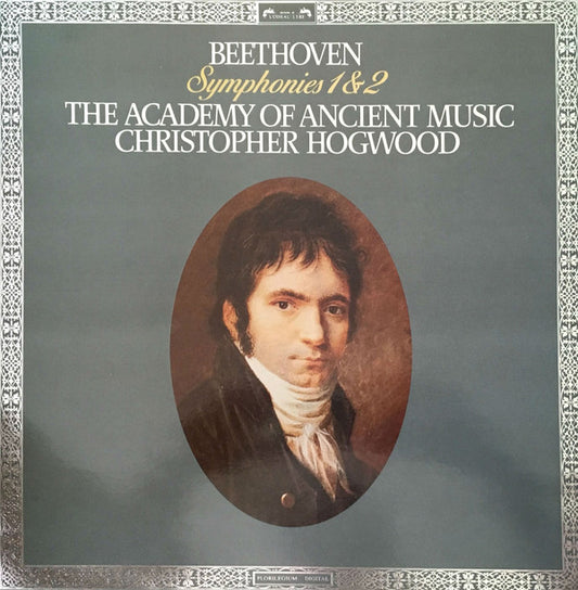 Ludwig van Beethoven - The Academy Of Ancient Music, Christopher Hogwood : Symphonies 1 & 2 (LP)