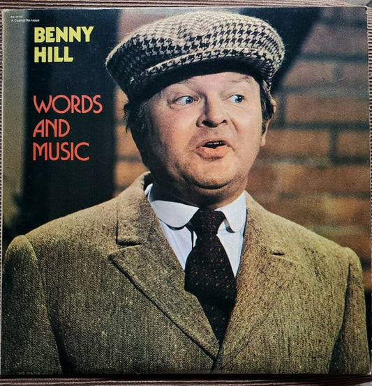 Benny Hill : Words And Music (LP, Comp, RE)