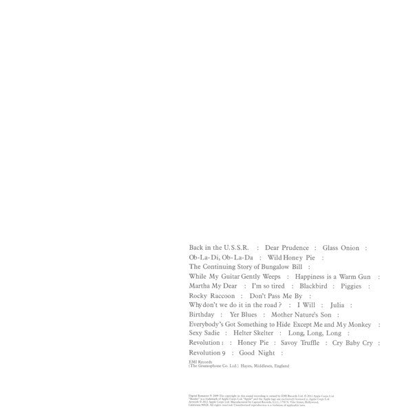 The Beatles : The Beatles (2xLP, Album, RE, RM, 180)