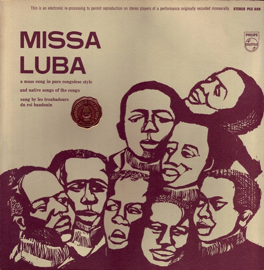 Les Troubadours Du Roi Baudouin : Missa Luba (LP, Album, RE, Gat)