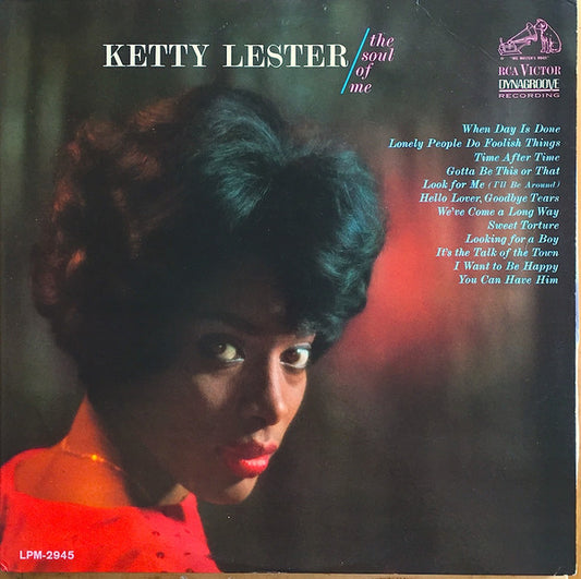 Ketty Lester : The Soul Of Me (LP, Album, Mono)