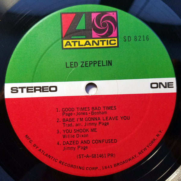 Led Zeppelin : Led Zeppelin (LP, Album, PR )
