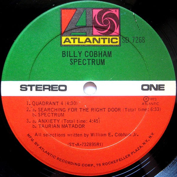 Billy Cobham : Spectrum (LP, Album, RI )