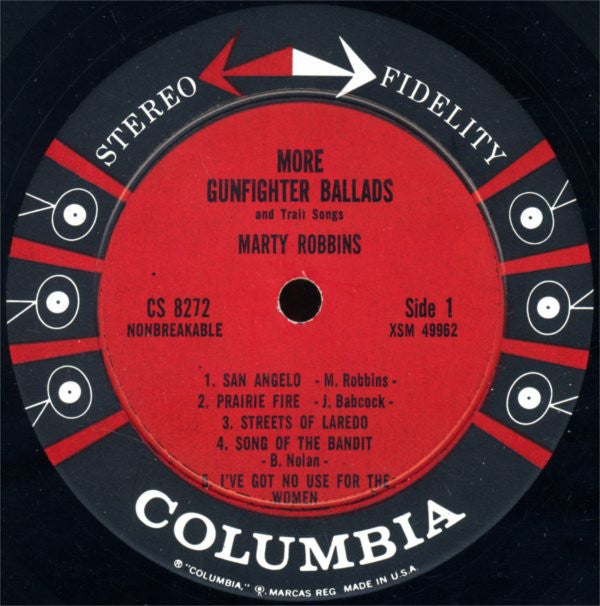 Marty Robbins : More Gunfighter Ballads And Trail Songs (LP, Album, Hol)