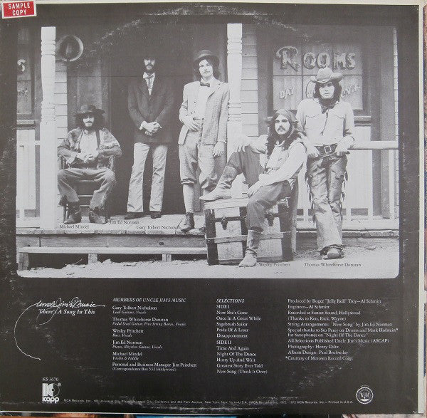 Uncle Jim's Music : There's A Song In This (LP, Album)