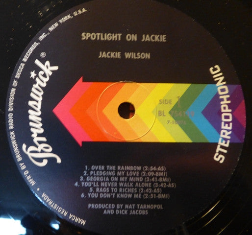 Jackie Wilson : Spotlight On (LP, Album)