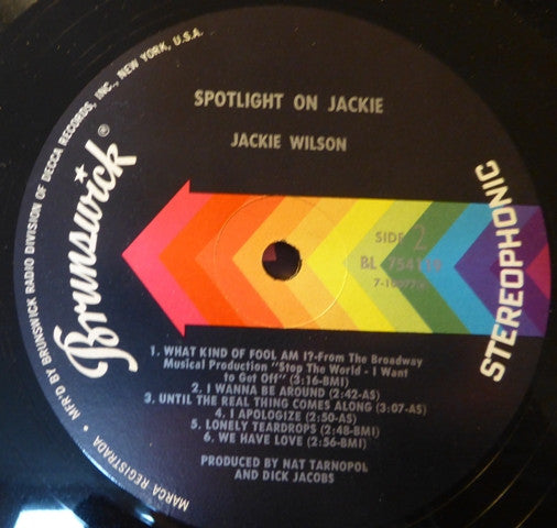 Jackie Wilson : Spotlight On (LP, Album)