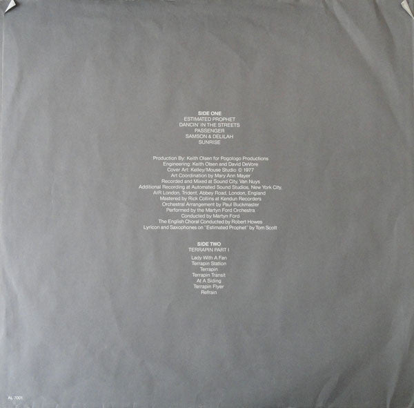 The Grateful Dead : Terrapin Station (LP, Album, San)