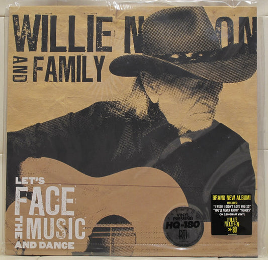Willie Nelson And Family* : Let's Face The Music And Dance (LP, Album, 180)