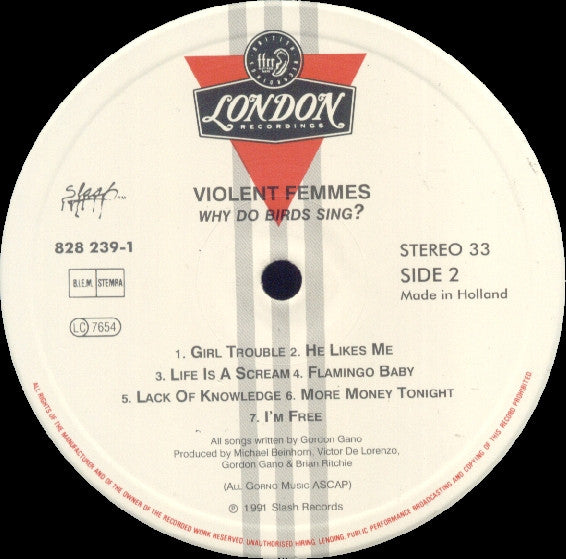 Violent Femmes : Why Do Birds Sing? (LP, Album)