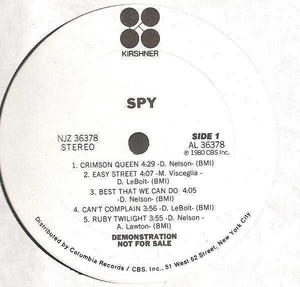 Spy (10) : Spy (LP, Album, Promo)