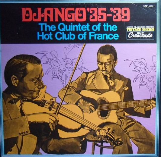 Django Reinhardt : Django ‘35-‘39 - The Quintet Of The Hot Club Of France  (LP, Comp)