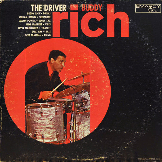 Buddy Rich : The Driver (LP, Mono, Promo)