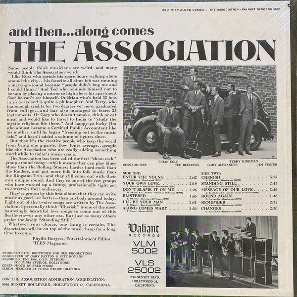 The Association (2) : And Then...Along Comes The Association (LP, Album, Mono, Mon)