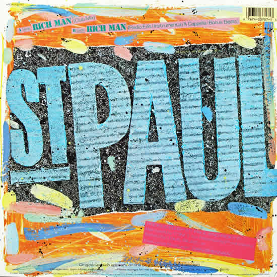 St. Paul : Rich Man (Extended Version) (12", Single, Pic)