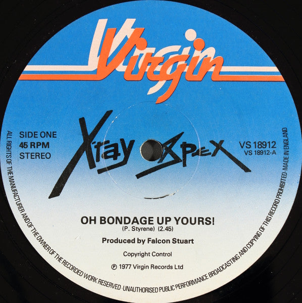 X-Ray Spex : Oh Bondage Up Yours! (12", Ltd)