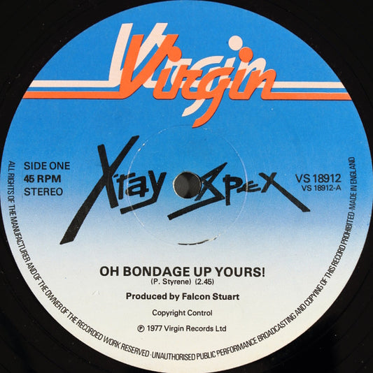 X-Ray Spex : Oh Bondage Up Yours! (12", Ltd)