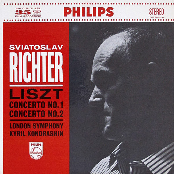 Sviatoslav Richter, Franz Liszt, London Symphony Orchestra, Kiril Kondrashin : Concerto No.1 / Concerto No.2 (LP)