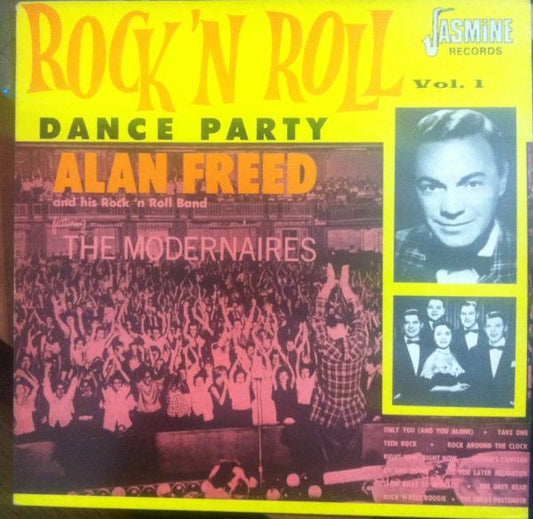 Alan Freed & His Rock 'n' Roll Band Featuring The Modernaires : Rock 'N Roll Dance Party Vol.1 (LP, Mono, RE)