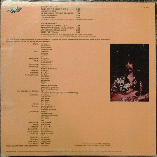 Frank Zappa : Apostrophe (') (LP, Album, San)