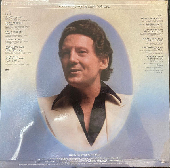 Jerry Lee Lewis : The Best Of Jerry Lee Lewis Volume II (LP, Comp, RE)