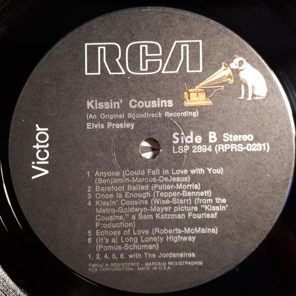 Elvis Presley : Kissin' Cousins (LP, Album, RE, Bla)